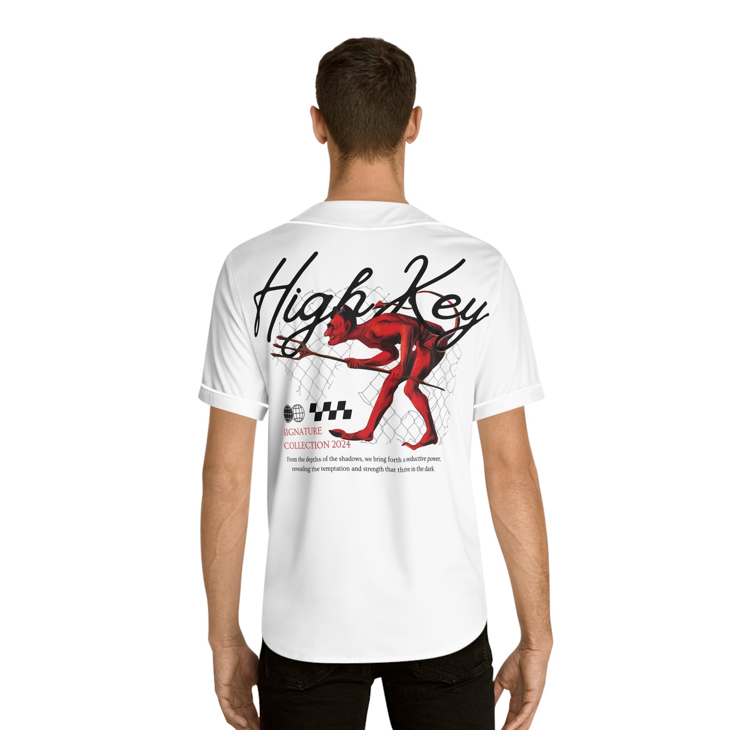 ’SINFUL THREADS’ BASEBALL JERSEY