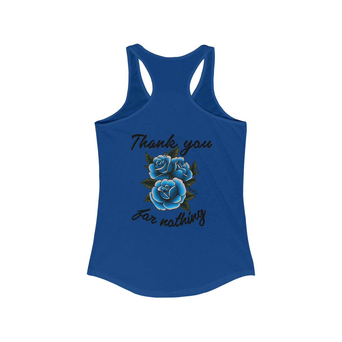 ‘THANK YOU FOR NOTHING’ WOMENS TANK TOP