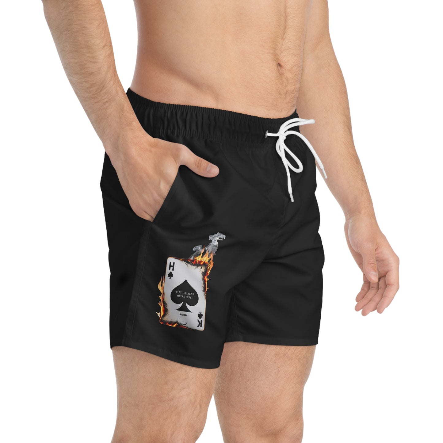 ’HIGH STAKES’ MENS (SHORT) SWIM SHORTS