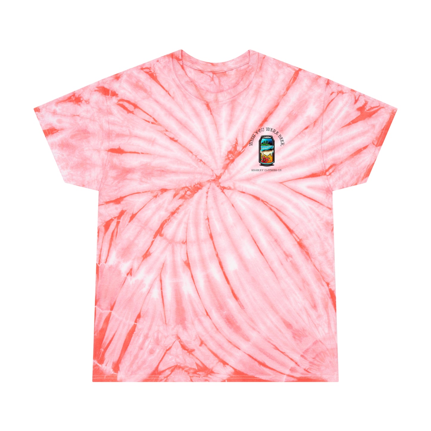 ‘WISH YOU WERE BEER’ TIE-DYE T-SHIRT