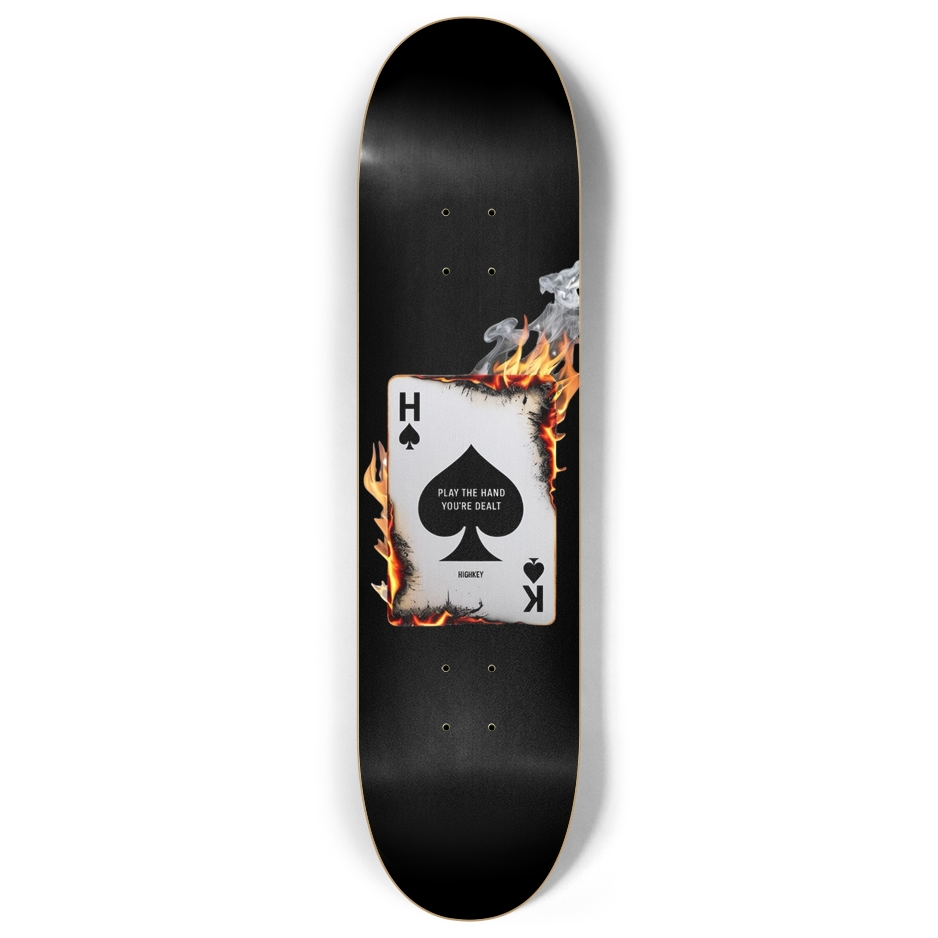 ’HIGH STAKES’ 8” SKATEBOARD