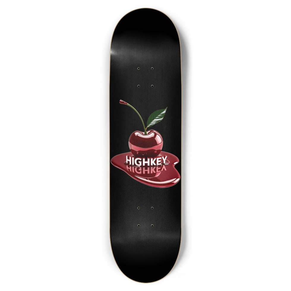 ’CHERRY SPILL’ 8.75” SKATEBOARD
