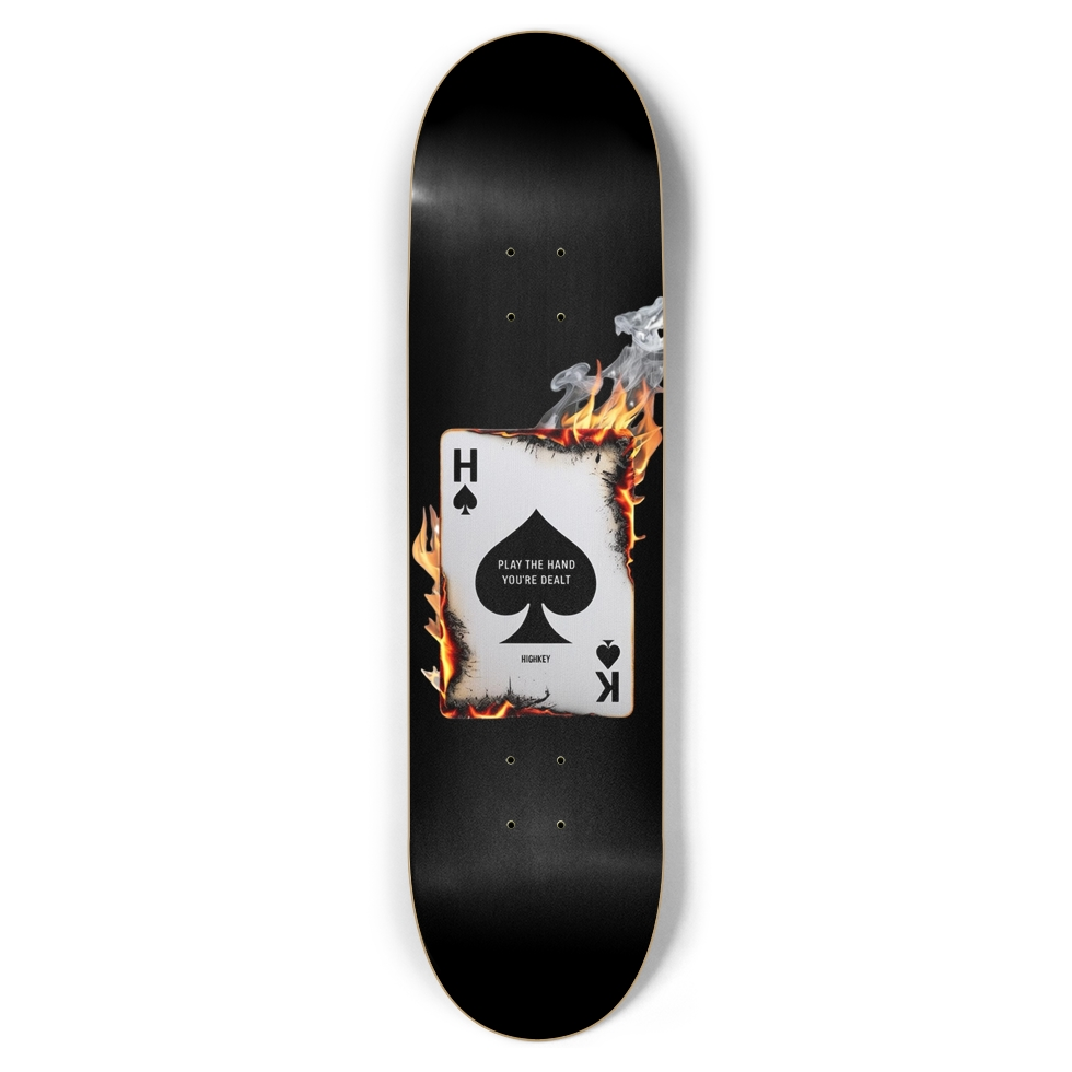 ‘HIGH STAKES’ 8.5” SKATEBOARD