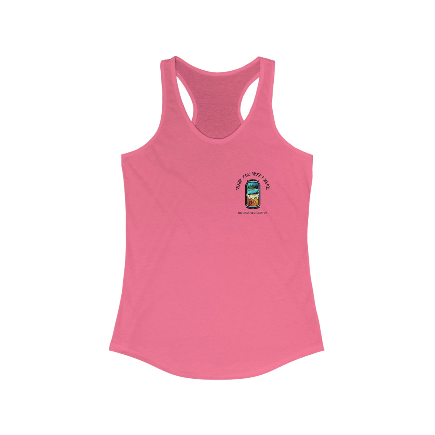 ‘WISH YOU WERE BEER’ WOMENS TANK TOP