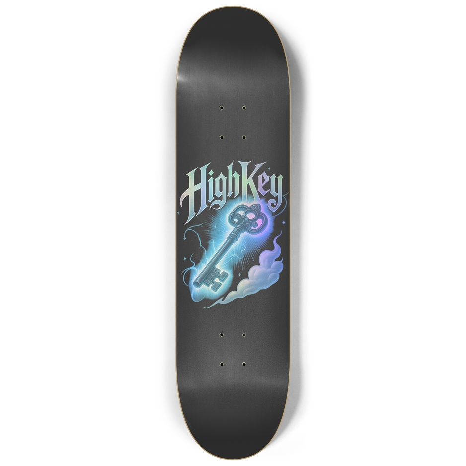 ‘SKY IS THE LIMIT’ SKATEBOARD (HOLOGRAPHIC)